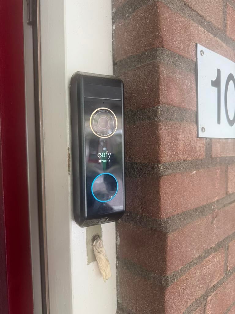 Eufy Video Deurbel Dual 2 Pro met HomeBase 2, Ophalen, Bewegingsdetectiesensor, Zo goed als nieuw, Draadloos