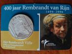 Zilveren 5€ UNC munt: Rembrandt Vijfje 2006 in Coincard, Postzegels en Munten, Munten | Nederland, Ophalen of Verzenden, Koningin Beatrix