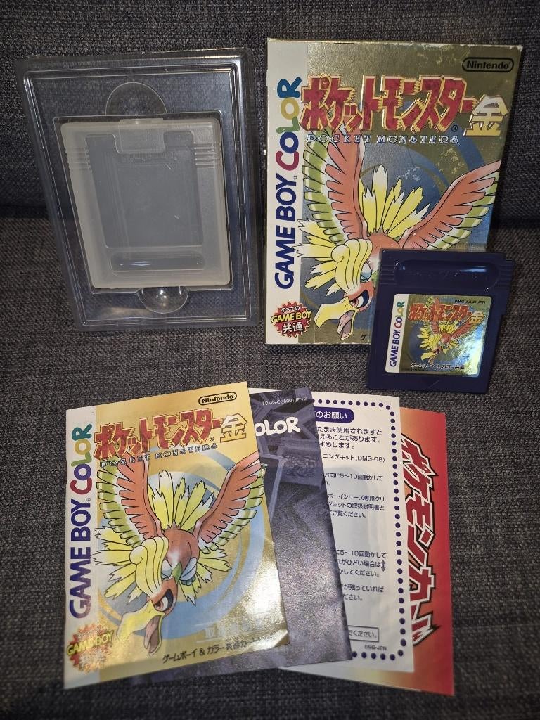Pokémon Gold Japan – Compleet in Doos (CIB) – Game Boy Color, Spelcomputers en Games, Games | Nintendo Game Boy, 1 speler, Ophalen of Verzenden