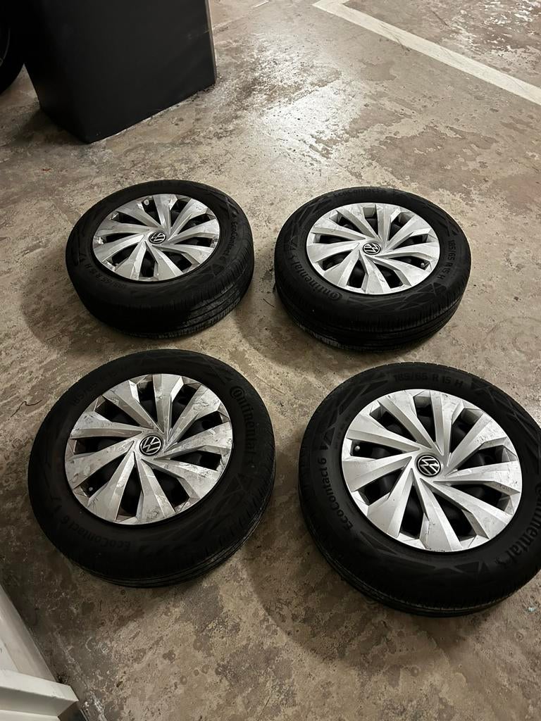 Zomer wielenset VW Polo 2021, Ophalen, 15 inch, Banden en Velgen, 185 mm