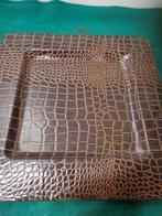 decoratie plateau bruin met patroon, Huis en Inrichting, Ophalen of Verzenden, 'T Olde Gre-j, Info@toldegrej.nl, Endepoelstraat 20f Didam