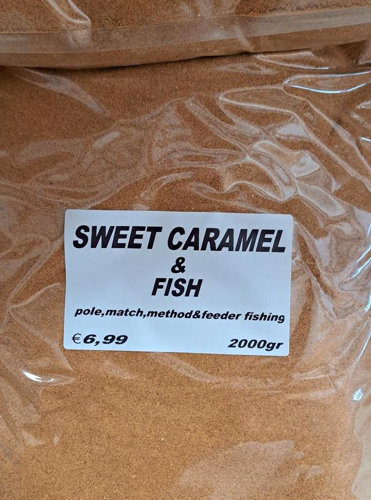 Sweet Caramel & Fish lokvoer, Watersport en Boten, Hengelsport | Witvissen, Nieuw, Overige typen, Ophalen of Verzenden