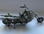 Unieke handgemaakte motorfiets van metaal, Overige merken, Ophalen of Verzenden, Zo goed als nieuw, Groter dan 1:32