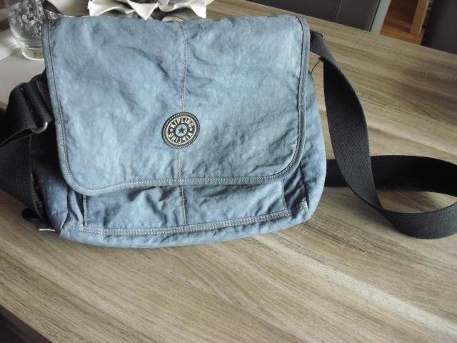 Blauw Kipling schoudertas, Verzenden, Gebruikt, Blauw, Kipling