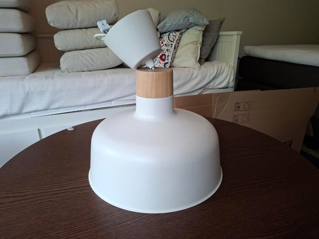 Ikea Bunkeflo hanglamp wit, Ophalen