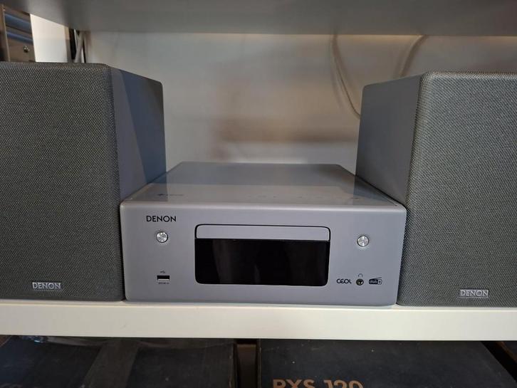 Denon - RCD-N11DAB Grijs, Audio, Tv en Foto, Luidsprekers, Zo goed als nieuw, Front, Rear of Stereo speakers, 60 tot 120 watt