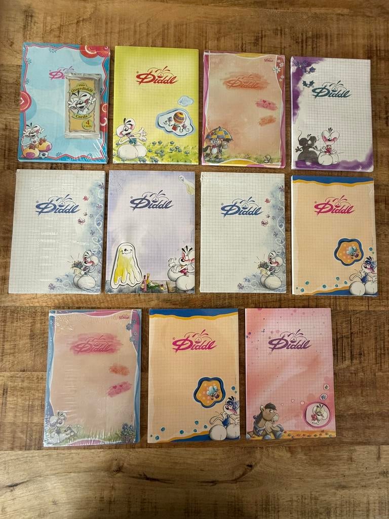 Diddl A5 blokken in verpakking, Ophalen of Verzenden, Diddl, Zo goed als nieuw, Papier, Kaart of Schrift