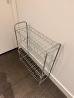 Metalen schoenenrek met 3 lagen - Grijs, Huis en Inrichting, Ophalen, Gebruikt