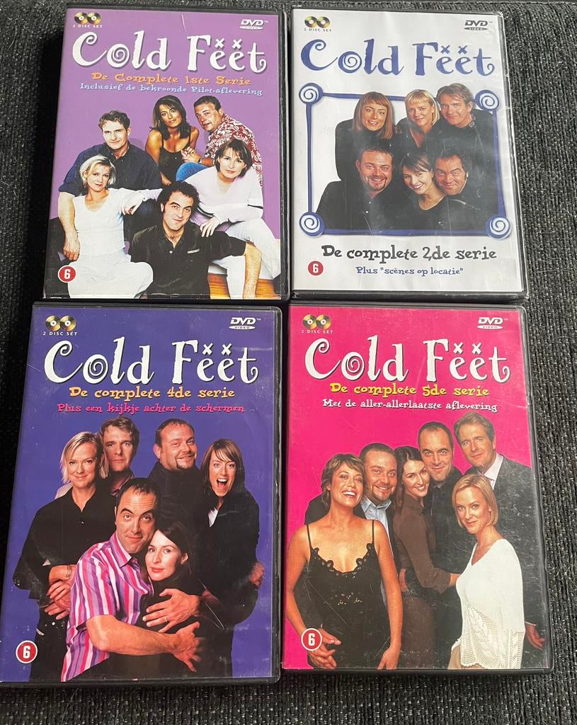 Cold Feet (1-2-4-5 plus Pilot), Alle leeftijden, Ophalen of Verzenden, Zo goed als nieuw, Komedie