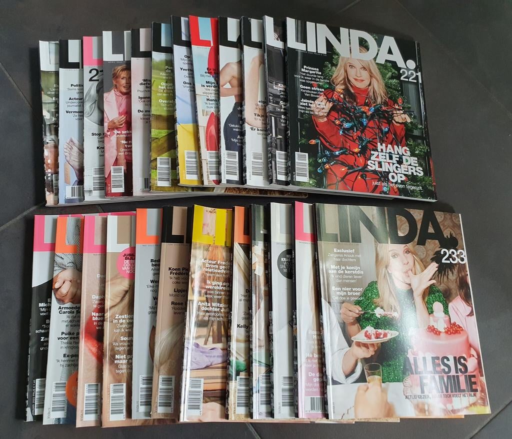 LINDA! 24 stuks, Boeken, Tijdschriften en Kranten, Ophalen of Verzenden, Zo goed als nieuw, Damesbladen