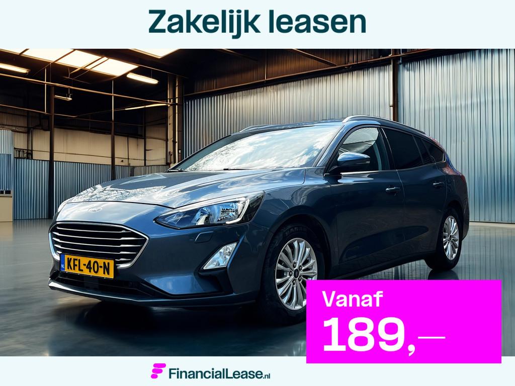 Ford Focus Wagon 1.0 EcoBoost Vignale carplay_Camera_trekh_4, 125 pk, Gebruikt, Euro 6, Blauw