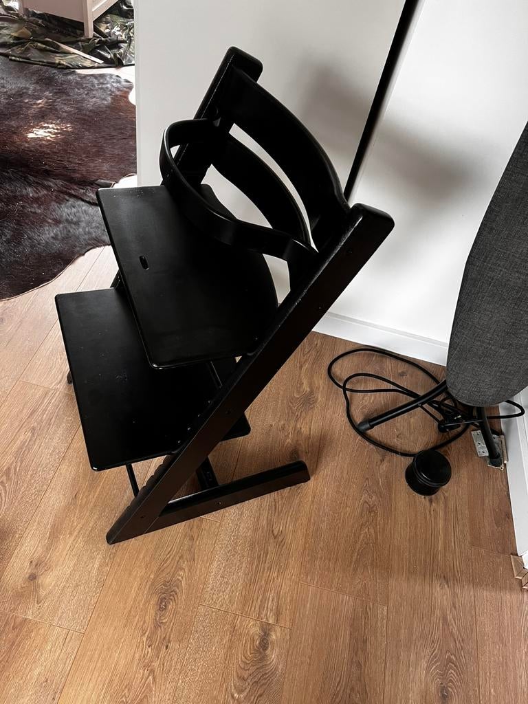 Stokke Trip Trap stoel, Kinderen en Baby's, Kinderstoelen, Ophalen of Verzenden, Gebruikt, Meegroeistoel, Aanschuifbaar