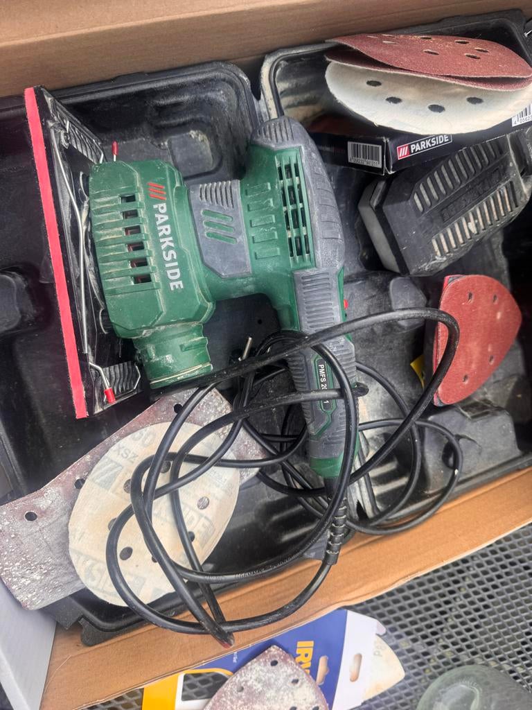 Parkside 3-in-1 Multischuurmachine PMFS 200 A1, Ophalen of Verzenden, Gebruikt, Minder dan 600 watt, Overige typen