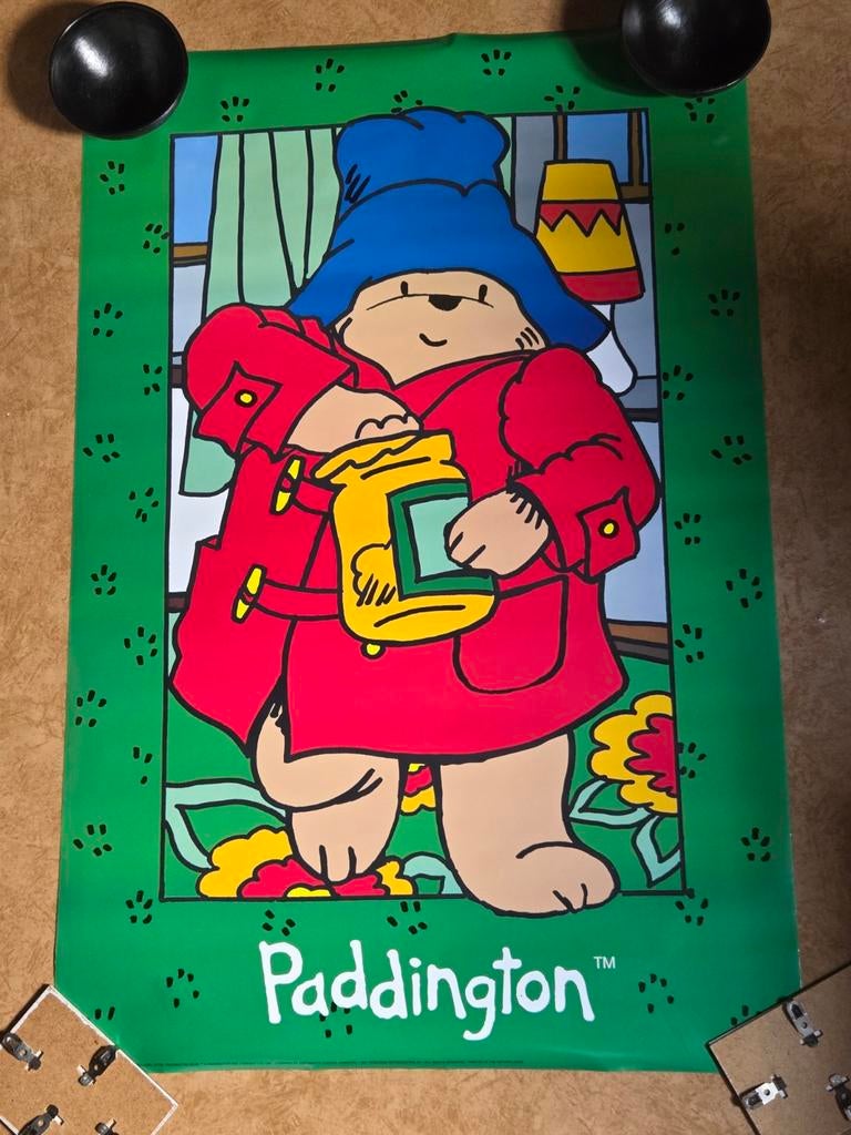 Vintage Verkerke Poster van Paddington - 93x62cm, Verzamelen, Posters, Ophalen of Verzenden