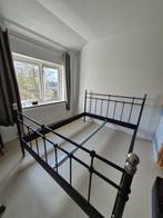 Nostalgisch zwart Ikea Svelkik spijlen bed, 160 x 200 cm., Ophalen, Zwart, Tweepersoons, 200 cm