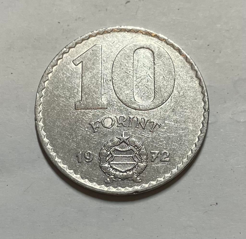 10 forint Hongarije 1972, Postzegels en Munten, Munten | Europa | Niet-Euromunten, Ophalen of Verzenden, Hongarije