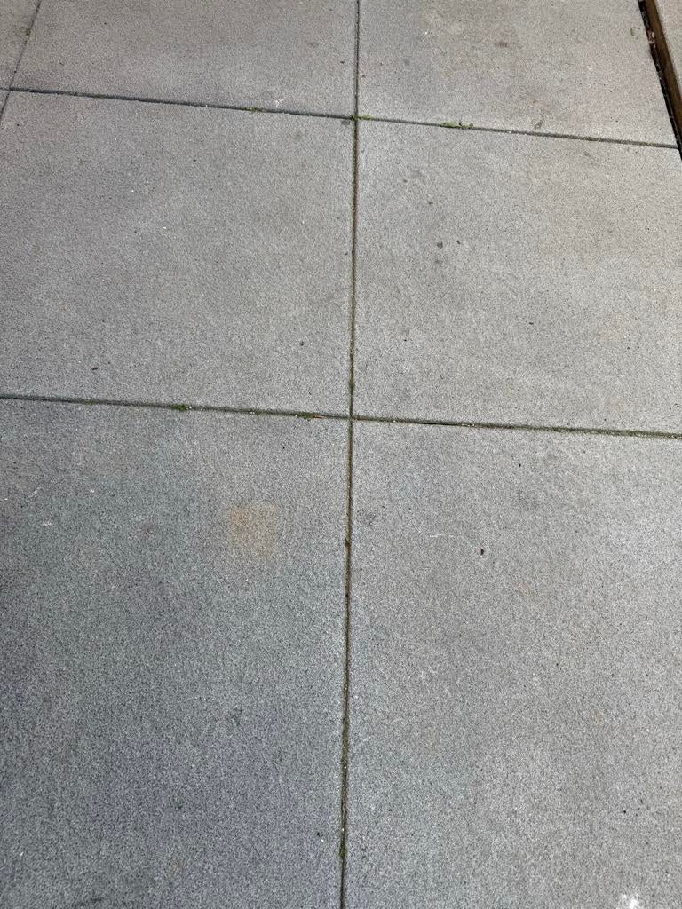 60x60 tegels - Grijs betontegels voor terras of pad, Ophalen, Gebruikt, 10 m² of meer, Beton