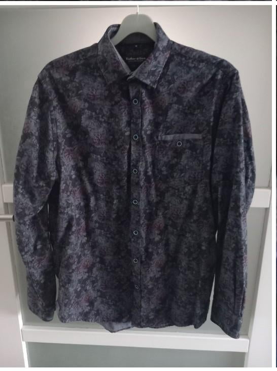 Overhemd te koop Tailor& Son maat M, Kleding | Heren, Blauw, Tailor & Son, Zo goed als nieuw, Halswijdte 39/40 (M)