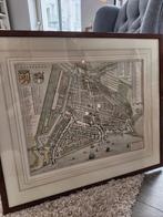 Ingelijste plattegrond van Rotterdam naar Blaeu 1649, Antiek en Kunst, Ophalen