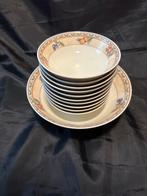 Vintage Grote Dessertkom (21 cm) met 10 kleinere kommetjes, Ophalen, Gebruikt, Schaal of Schalen, Overige stijlen