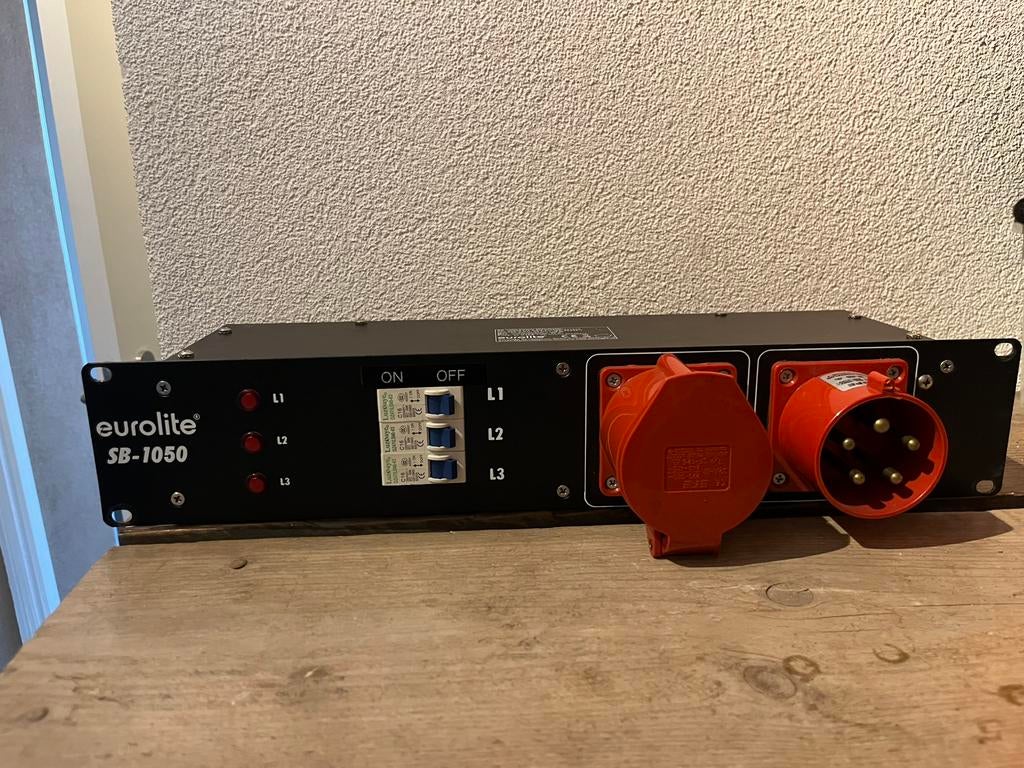 Eurolite SB-1050 krachtstroom 32A showtec botex stairville, Ophalen of Verzenden, Zo goed als nieuw, Audio