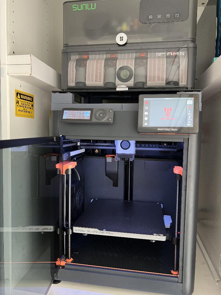 Bambu Lab P1S 3d printer met vele upgrade's, Computers en Software, 3D Printers, Zo goed als nieuw, Filament, Ingebouwde Wi-Fi