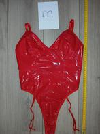 Nieuwe rode lak body maat M, Kleding | Dames, Verzenden, Rood, Body of Korset