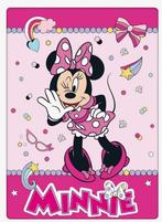 Minnie Mouse Fleece Deken - Roze Disney Fleecedeken / Plaid, Meisje, Nieuw, Ophalen of Verzenden, Deken of Dekbed