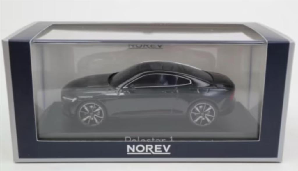 Volvo Polestar Space Zwart/beige int. 1/43 Norev ref: 871002, Verzenden, Nieuw, Auto, Norev