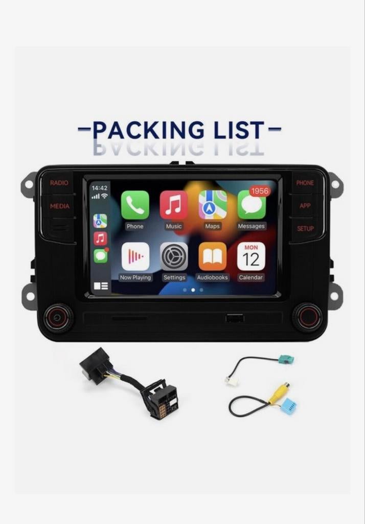 RCD 360 CarPlay & Android Auto Radio voor VW Caddy/Polo, Ophalen of Verzenden, Zo goed als nieuw