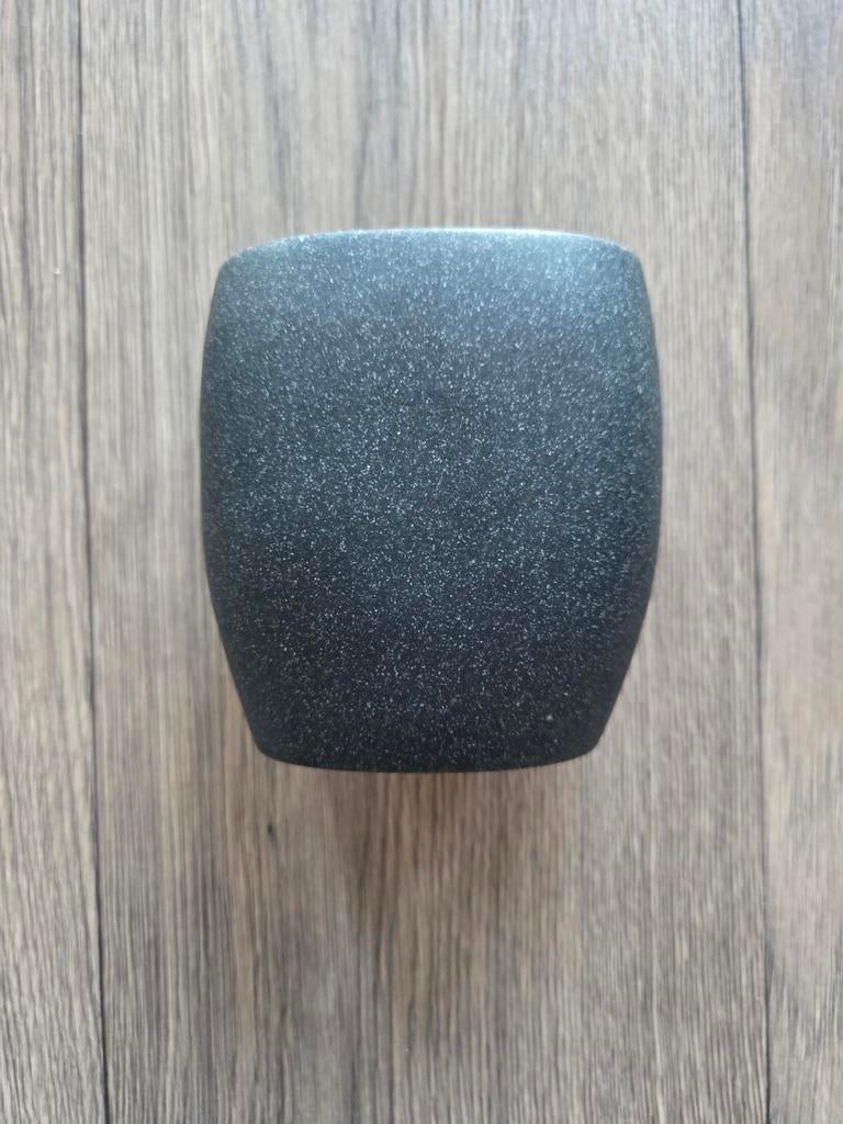 Wenko Tandenborstelhouder Antraciet 9x9x6.5 cm, Ophalen of Verzenden, Nieuw, Zwart, Overige typen