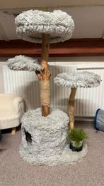 Grijze fluffy krabpaal Designed by Lotte Ziza, Ophalen, Gebruikt, Krabpaal