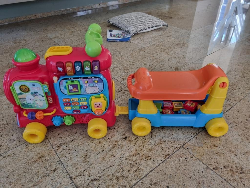VTech 5-in-1 Letter Locomotief - Educatief Speelgoed, Ophalen of Verzenden, Gebruikt, Taal en Lezen, Met licht