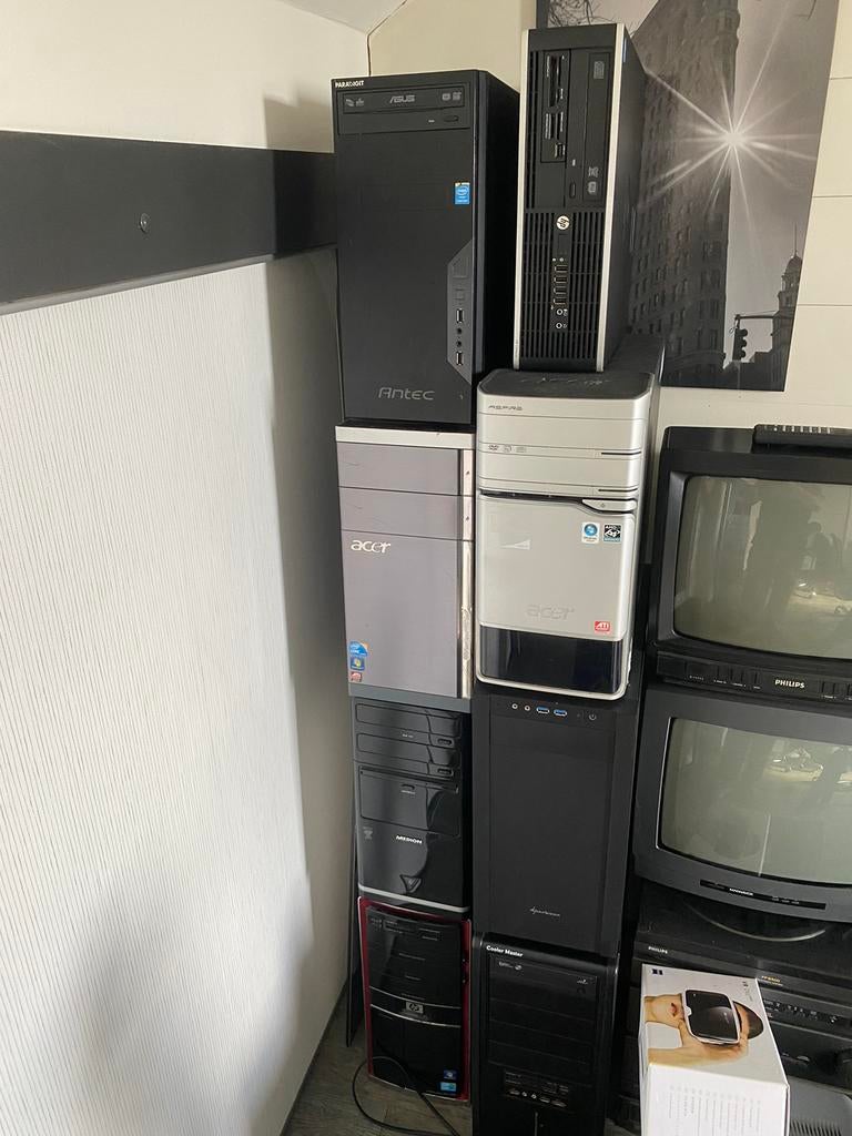 Partij computers i5 i3 kasten compleet desktops, Computers en Software, Desktop Pc's, Ophalen of Verzenden, Zo goed als nieuw