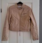 Ibana Rouge echt leren beige jack zomerjas Monroe 40 41004, Maat 38/40 (M), Ibana, ., Beige