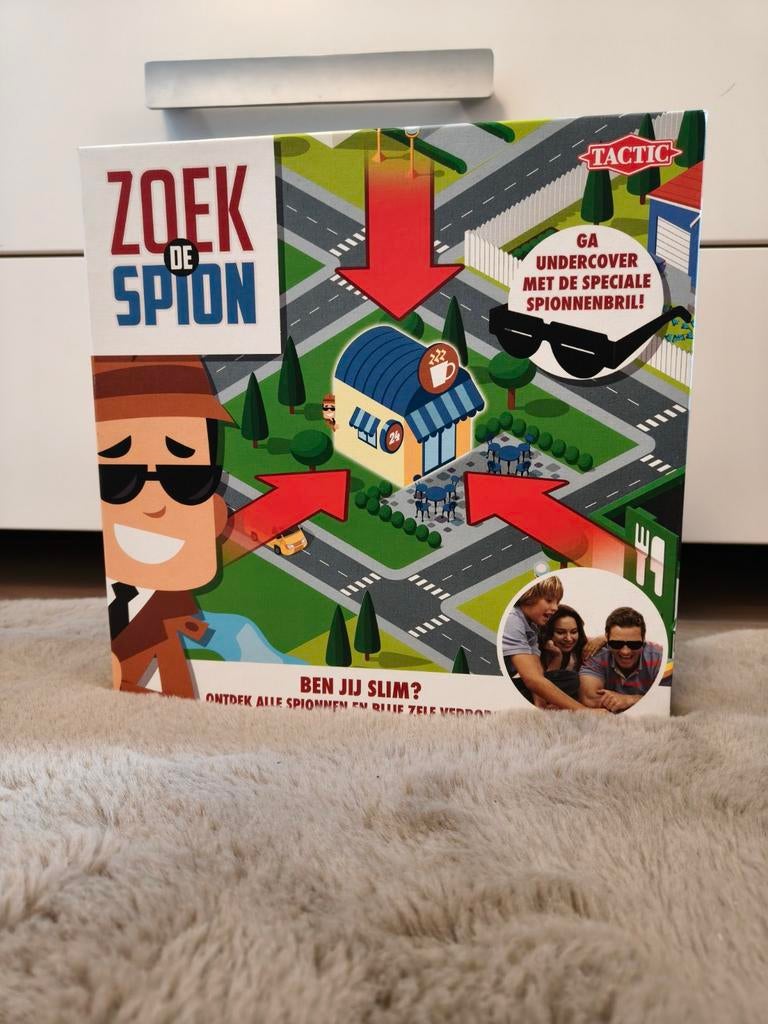 ZOEK DE SPION, Een of twee spelers, Ophalen of Verzenden, Nieuw, Tactic Games