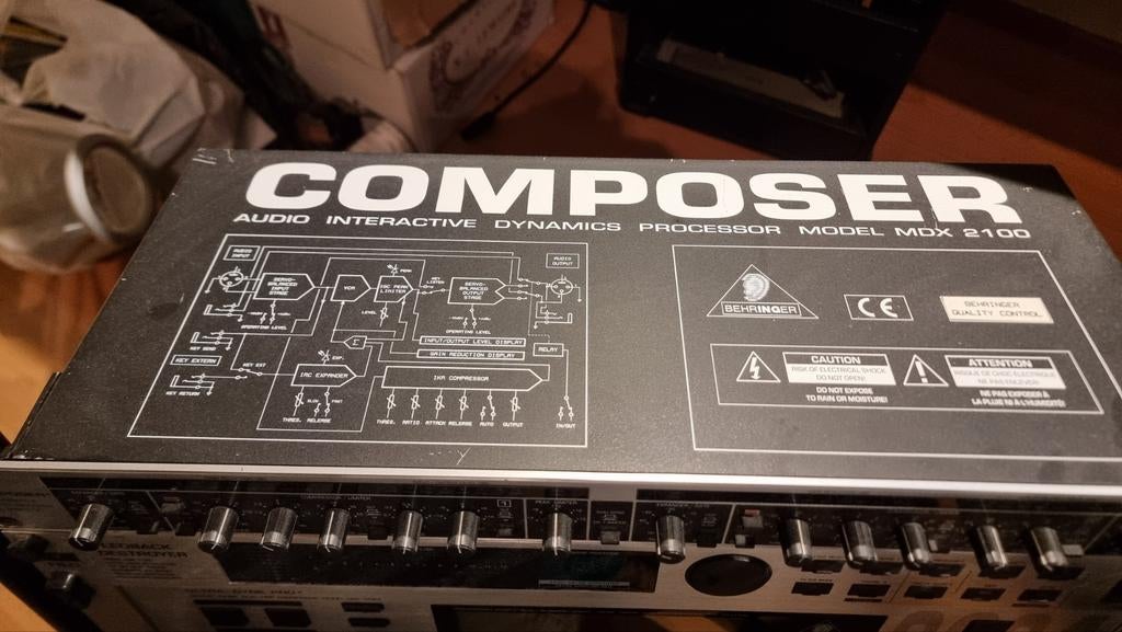 Behringer Compressor composer 2100, Muziek en Instrumenten, Effecten, Ophalen, Zo goed als nieuw, Compressor
