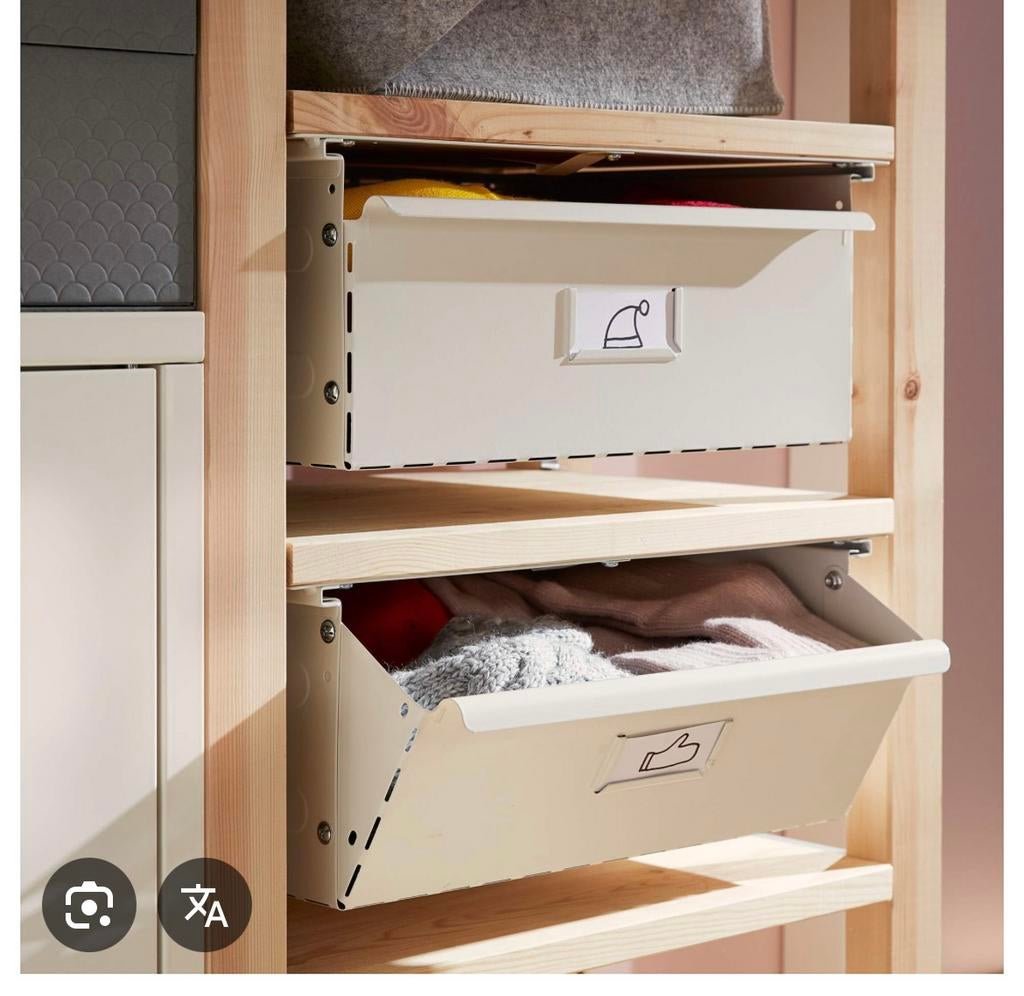 2x ( eventueel 3) IKEA Ivar lades wit, Huis en Inrichting, Kasten | Ladekasten, Ophalen, Gebruikt, 50 tot 100 cm, IKEA