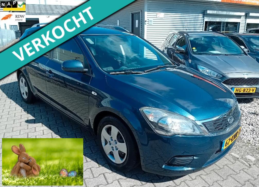 Kia (Pro) Cee d 1.4 Sporty Wagon 2010 NIEUWE APK!, Voorwielaandrijving, Stof, Zwart, 4 cilinders