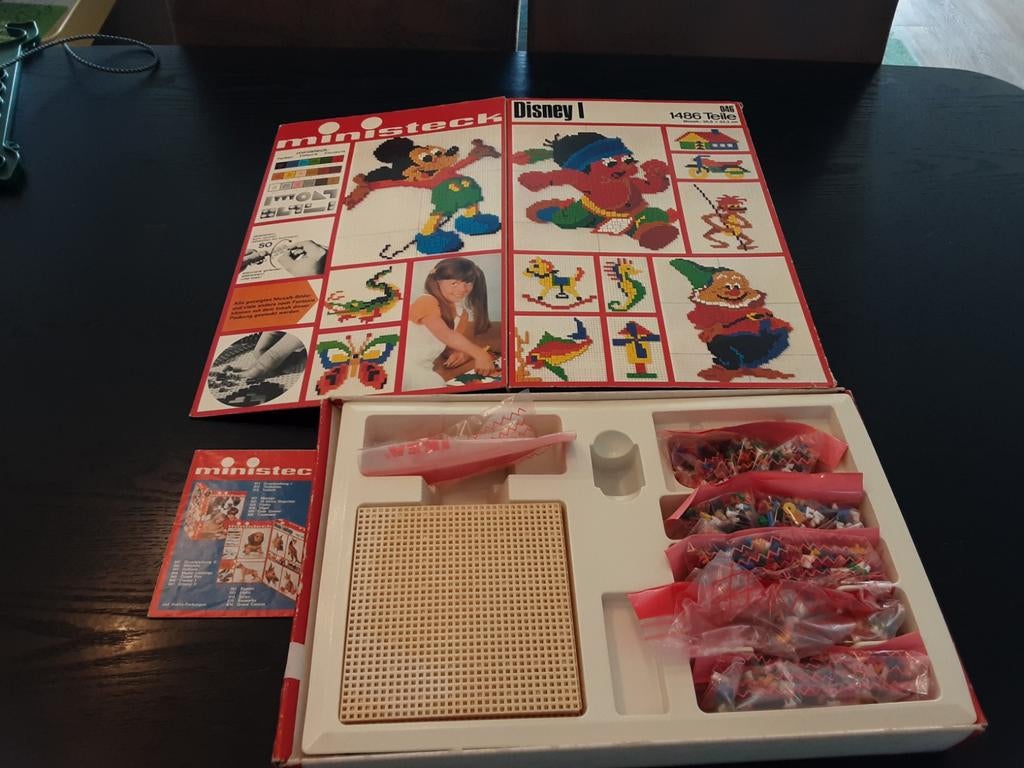 Vintage ministeck mozaïek knutselset, Disney 1 nr 046, Ophalen of Verzenden, Gebruikt
