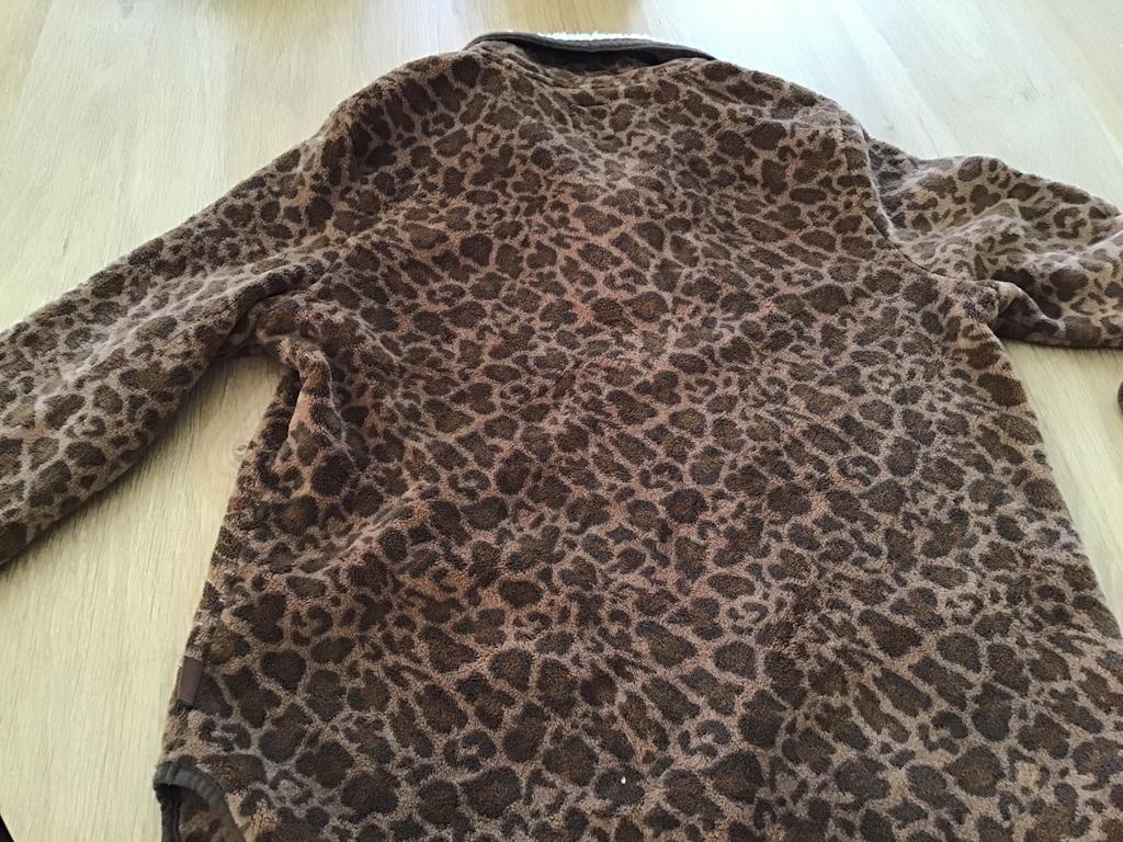 Bruine geprinte trui Chelsea Peers met rits, maat M, Kleding | Dames, Tops, Maat 38/40 (M), Bruin, Ophalen of Verzenden, Lange mouw