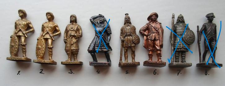 Metalen figuurtjes Ferrero. (3), Verzamelen, Verrassingseieren, Zo goed als nieuw, Overige typen, Ophalen of Verzenden