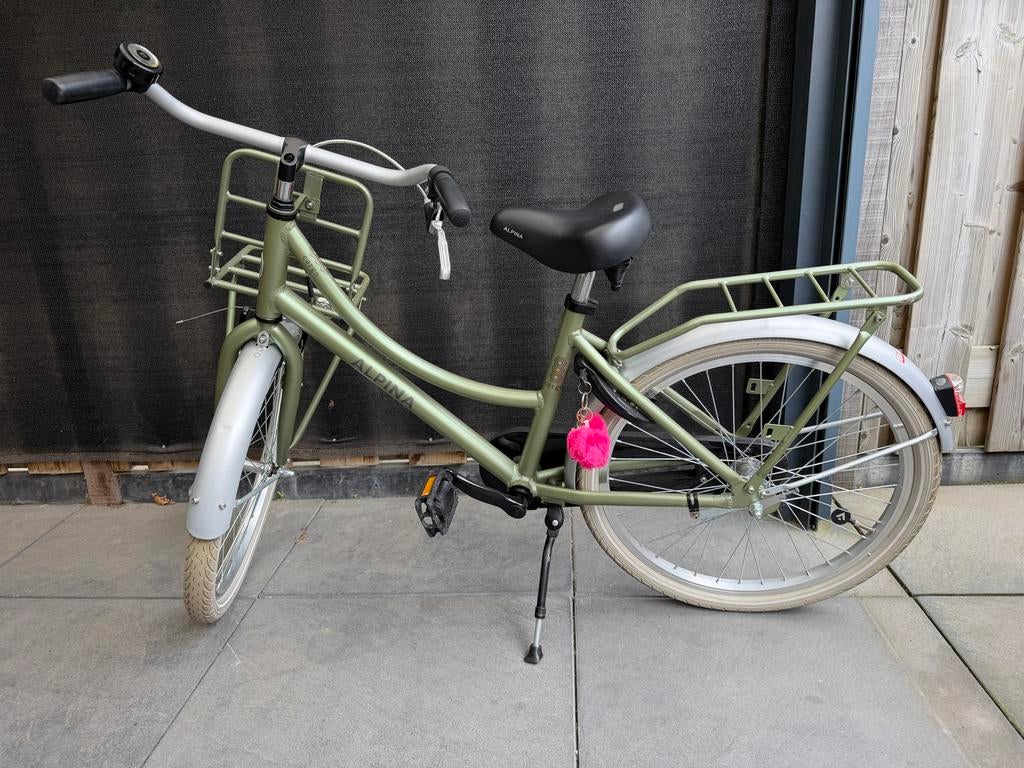 Alpina Cargo Meisjesfiets 22 inch - Zo goed als nieuw, Ophalen of Verzenden, Zo goed als nieuw, 22 inch, Handrem