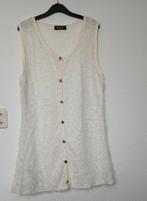 Nieuw: wit/crème kleur, harig vest. 1 maat., Kleding | Dames, Truien en Vesten, Ophalen of Verzenden, Nieuw, Maat 38/40 (M), Wit