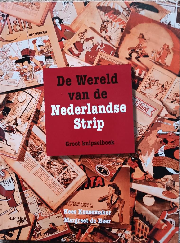 De Wereld van de Nederlandse Strip - Groot knipselboek, HC., Ophalen of Verzenden, Zo goed als nieuw, Kousemaker & de Heer, Prentenboek