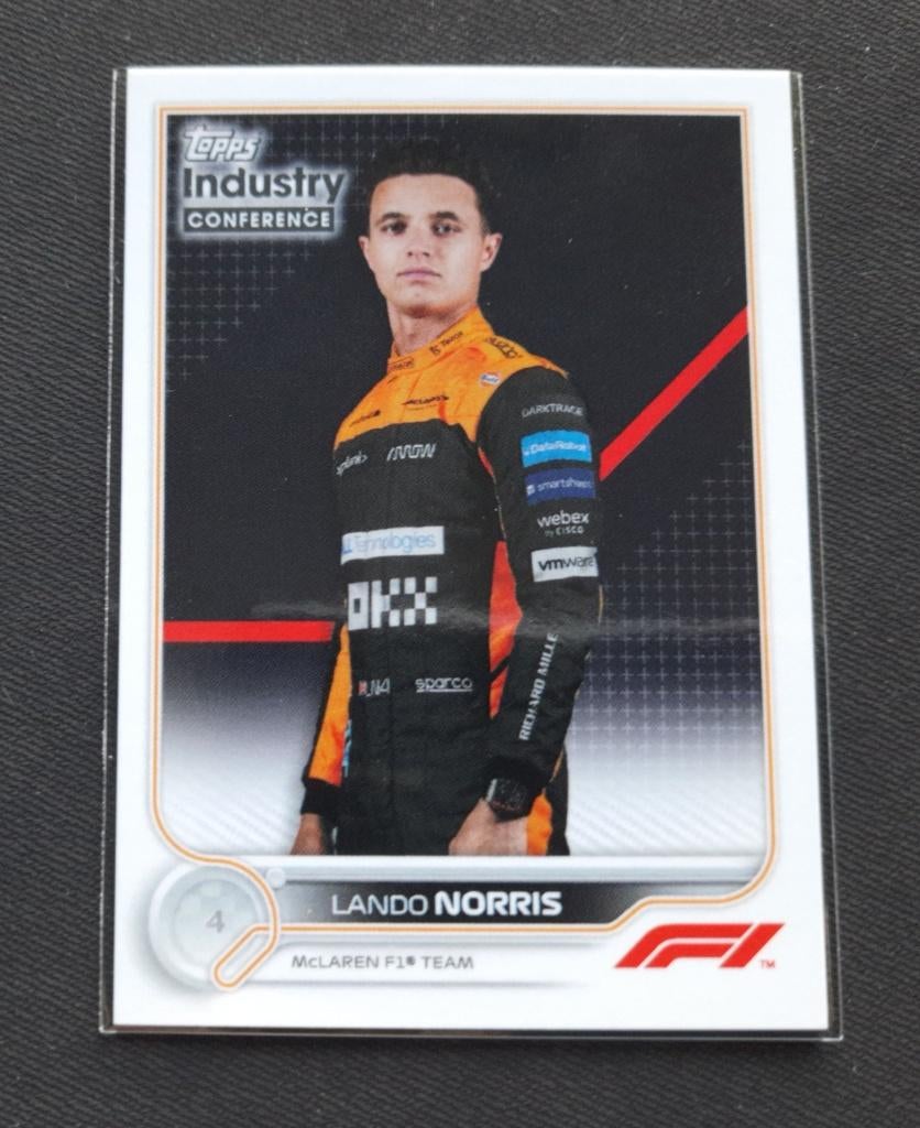 Lando Norris Topps F1 kaart Industry Conference '23 Zeldzaam, Ophalen of Verzenden, Nieuw, Plaatje