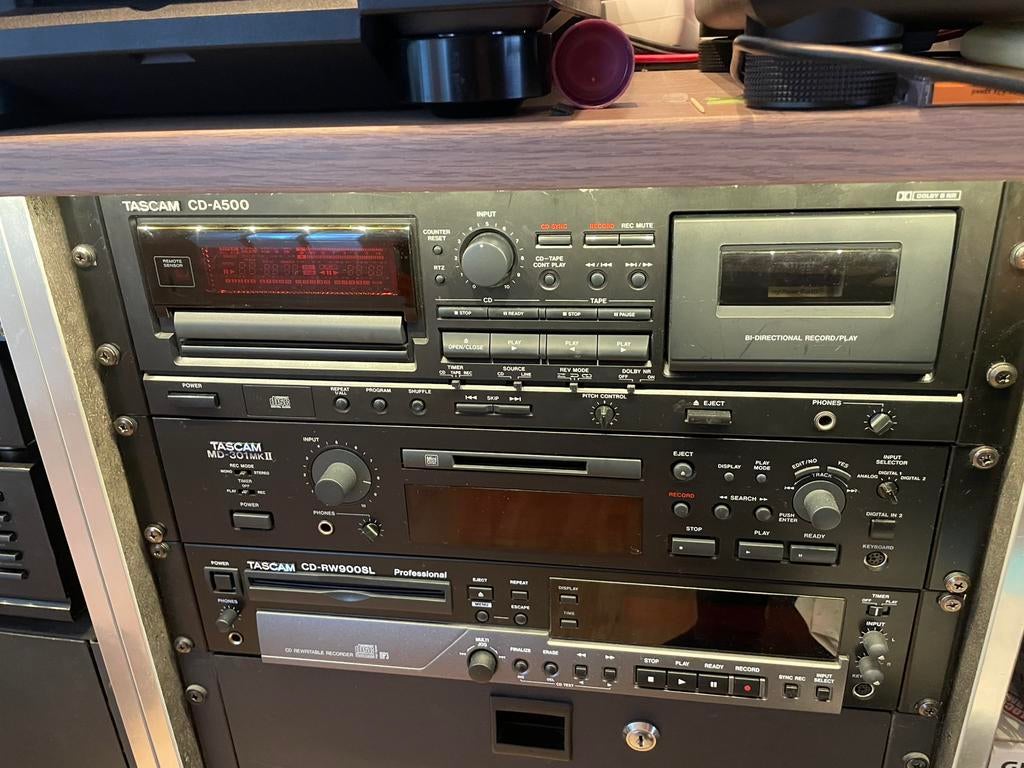Tascam CD-A500 CD speler / Cassette recorder, Audio, Tv en Foto, Cassettedecks, Ophalen of Verzenden, Overige merken