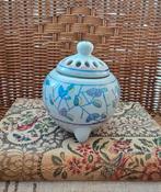Japans keramische wierookbrander met bloemmotief, Ophalen of Verzenden