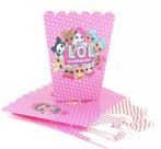 Leuke traktatie LOL popcorn doosjes, nieuw, Ophalen of Verzenden, Nieuw, Feestartikel, Verjaardag