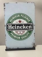 Heineken bier metalen reclamebord (Old Look), Verzamelen, Ophalen of Verzenden, Nieuw, Reclamebord, Plaat of Schild, Heineken
